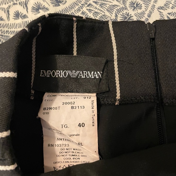 Emporio Armani Striped Woven skirt - Picture 4 of 6